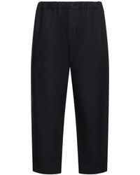 Jil Sander - Pantaloni relaxed fit in cotone - Lyst