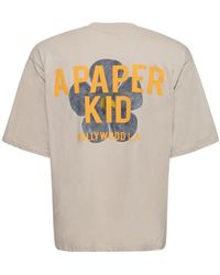 A PAPER KID - Unisex-t-shirt Mit Blumenmotiv - Lyst