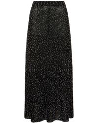 Gabriela Hearst - Floris Silk Knit Long Skirt - Lyst