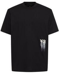 Y-3 - T-shirt long à manches courtes gfx - Lyst