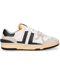 Lanvin - 10mm Hohe Polyester- & Leder-sneakers "clay" - Lyst