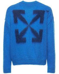 Herren Bekleidung Pullover und Strickware Strickjacken Off-White c/o Virgil Abloh Baumwolle Baumwolle strickjacke in Blau für Herren 