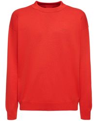 Ferrari - Logo Cotton & Silk Knit Sweater - Lyst