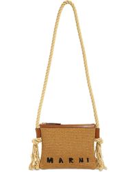 Marni Borsa "Marcel Summer" In Tela - Neutro