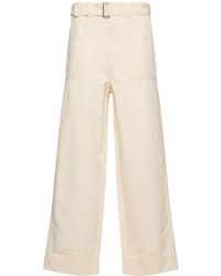 Soeur - Pantalones anchos de algodón y lino - Lyst