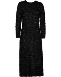 Balenciaga - Back-To-Front Wool Blend Tweed Dress - Lyst