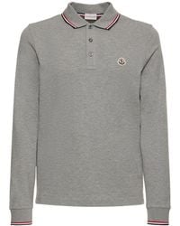 Moncler - Long Sleeve Polo Shirt - Lyst