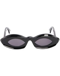 Marni - Gafas de sol de acetato negro - Lyst