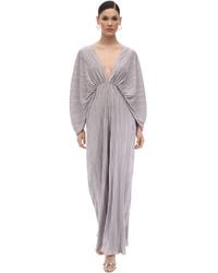 ROTATE BIRGER CHRISTENSEN Jumpsuit Aus Lurex - Grau