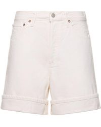 Agolde - Dame Organic Cotton Wide Shorts - Lyst