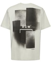A_COLD_WALL* - Brutalist Print Cotton Jersey T-Shirt - Lyst