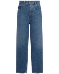 Moncler - Jeans de algodón - Lyst