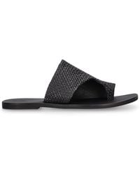 St. Agni - 25Mm Woven Abstract Leather Sandals - Lyst