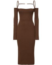 Jacquemus - Dresses > day dresses > knitted dresses - Lyst