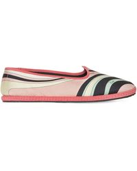 Emilio Pucci 10mm Hohe Loafers Aus Canvas - Mehrfarbig