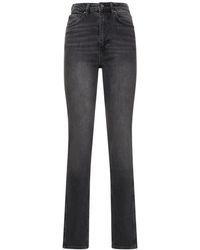 Anine Bing - Beck Stretch Cotton Straight Jeans - Lyst