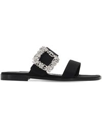 manolo flat sandals