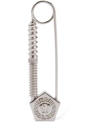 Versace - Safety Pin Medusa Brooch - Lyst