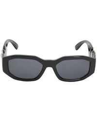 Versace Eckige Sonnenbrille " Biggie" - Schwarz
