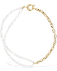 Timeless Pearly - Collana bicolor con perle - Lyst