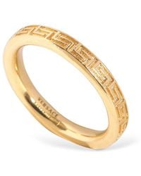 Versace - Mini Fedina-ring Mit Griechischem Motiv - Lyst