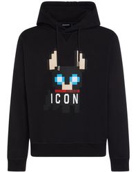 DSquared² - Ciro Cotton Hooded Sweatshirt - Lyst