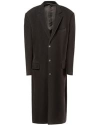 Balenciaga - Oversized Mantel Aus Kaschmirmischung - Lyst