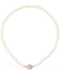 Vivienne Westwood Halskette Mit Perlenimitat "loelia" - Mehrfarbig