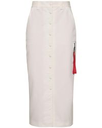 Ferrari - Falda midi de algodón - Lyst
