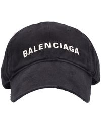 Balenciaga - Baseballkappe Aus Baumwolle Mit Stickerei - Lyst