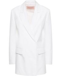 Valentino - Single Breast Cotton Jacket - Lyst