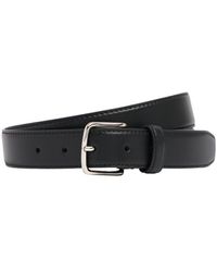 The Row - 3Cm Classic Leather Belt - Lyst