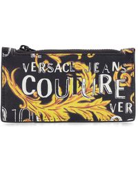 Versace - Barocco Zip-pocket Cardholder - Lyst