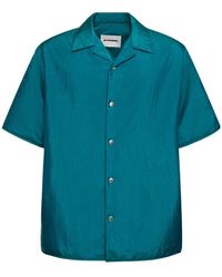 Jil Sander - Shirt 36 Nylon Silk Canvas Shirt - Lyst
