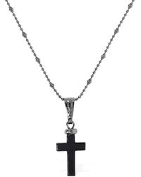 DSquared² Jesus Charm Necklace - Metallic