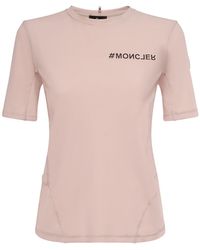 3 MONCLER GRENOBLE - Sensitive Tech Jersey T-Shirt - Lyst