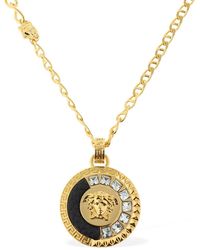 Versace Collier Avec Pendentif "Medusa" - Métallisé