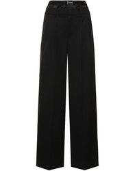 Alexander Wang - Low Rise Tailored Wool Pants - Lyst