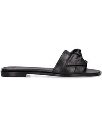 Alexandre Birman - 10Mm Maxi Clarita Leather Flat Slides - Lyst