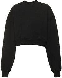 Wardrobe NYC - Kurzes Sweatshirt Aus Baumwolle "hailey Bieber" - Lyst