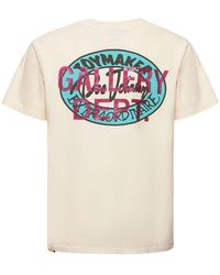 GALLERY DEPT. Nelson Distressed Striped T-shirt in White for Men