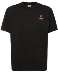 KENZO - T-shirt en coton a logo - Lyst