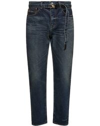 Sacai - Jeans beyondexx in denim di cotone - Lyst