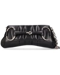 Gucci - Medium Horsebit Chain Leather Bag - Lyst
