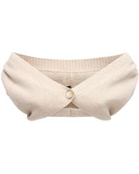 Jacquemus Oberteil Aus Wollmischstrick - Natur