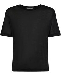 Lemaire - Soft Silk T-Shirt - Lyst