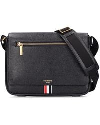 Thom Browne - Reporter Bag W/ Tonal Webbing Strap - Lyst