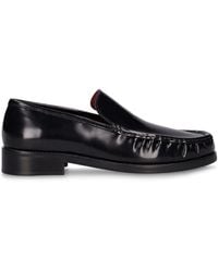 Acne Studios - Boafer Sport Leather Loafers - Lyst