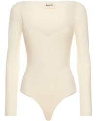 KHAITE - Body Aus Stretch-baumwolle "mara" - Lyst