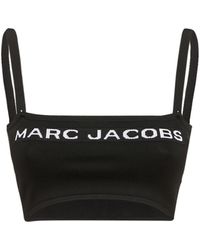 Marc Jacobs Top The Bandeau De Mezcla De Viscosa - Negro